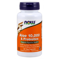 Aloe Vera & Probiotics 10,000mg 60 softgels NOW Foods