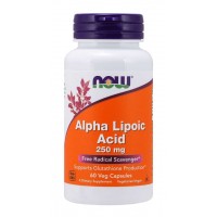 Alpha Lipoic Acid 250 mg 60 Veg Capsules Now Foods