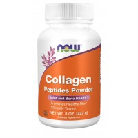 Collagen Peptides Powder Peptídeos de Colágeno em pó 8oz 227g NOW Foods 