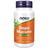 Dopa Mucuna 90 Cápsulas NOW Foods