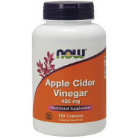Apple Cider Vinegar 450 mg 180 Cápsulas NOW Foods