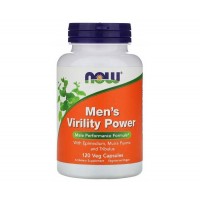 Men s Virility Power poder de virilidade dos homens 60 vcaps NOW Foods