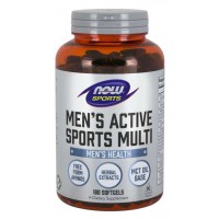 Men's Active Sports Multivitamínico 180 Softgels NOW Foods