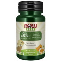 G.I. Support Chewable Tablets for Dogs & Cats Now foods Pets