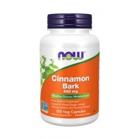 Cinnamon Bark 600 mg 120 Cápsulas NOW Foods