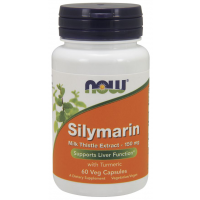 Silymarin Milk Thistle Extract 150 mg 60 Cápsulas NOW Foods