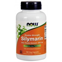 Silymarin Double Strength 300 mg 100 Veg Capsules NOW Foods