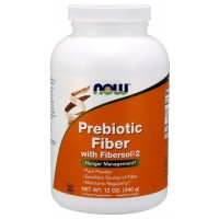 Prebiotic Fiber with Fibersol 2 em pó 12oz 340g  NOW Foods