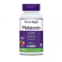 Melatonina 10mg FAST DISSOLVE sublingual 60 tablets Sabor limão NATROL