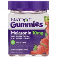 Melatonina 10mg 90  Gomas Sabor Morango NATROL