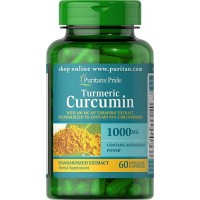 Turmeric Curcumin with Bioperine 1000 mg 60 cápsulas PURITANS Pride