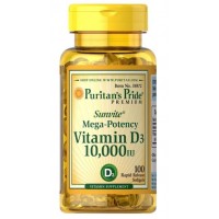 Vitamina D3 10.000 IU 100 softgels PURITANS Pride