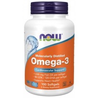 Omega 3 1000mg 100 Softgels NOW Foods