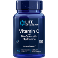 Vitamina C e Bio Quercetin Phytosome 60 vegetarian tablets LIFE Extension