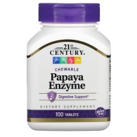 Papaya Enzyme, Chewable, 100 Tablets