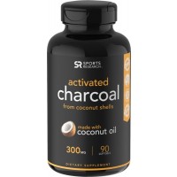 Coconut Activated Charcoal 300mg 90 Caps SPORTS Research