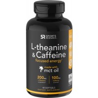 L Teanina & Cafeína 60 softgels SPORTS Research