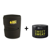 Cinta para as coxas Amarela + Sweet Sweat 184g