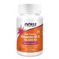 Vitamina  D3 10,000 IU  240 Softgels Now