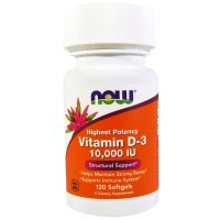 Vitamina D3 10.000 120 softgels NOW Foods