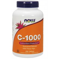 C 1000 Vitamina  250 tablets NOW Foods