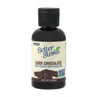 Better Stevia Liquid  Dark Chocolate 59 ml Now