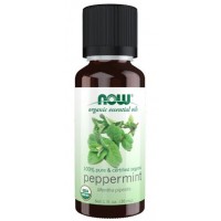 ORGANIC PEPPERMINT OIL 1oz NOW Foods