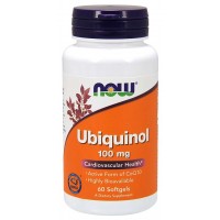 Ubiquinol 100 mg   60 Softgels Now