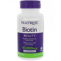 Biotina 10.000mcg 100 comprimidos NATROL