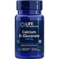 Calcium D-Glucarate, 200 mg, 60 Vcaps Life Extension 