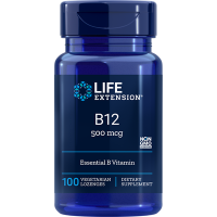 Vitamina B12 Essential 100 pastilhas LIFE Extension