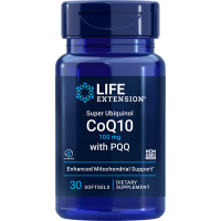 Super Ubiquinol CoQ10 com BioPQQ 100mg 30 caps LIFE Extension