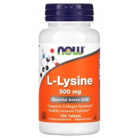 LYSINE 500mg 100 TABS Now foods