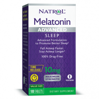 Melatonina Advanced 10mg TIME RELEASE 100 comprimidos NATROL