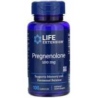 Pregnenolone Pregnenolona 100 mg 100 cápsulas LIFE Extension