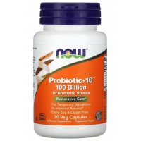 PROBIOTIC-10 100 BILLION 30 VCAPS Now foods