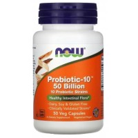 PROBIOTIC-10 50 BILLION 50 VCAPS Now foods