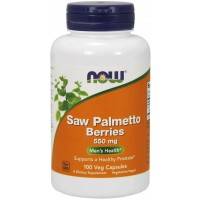 Saw Palmetto Berries 550 mg 100 veg capsules Now