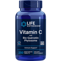 Vitamin C and Bio Quercetin Phytosome 250 vegetarian tablets LIFE Extension