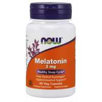 Melatonin 3mg 60 veg capsules NOW Foods